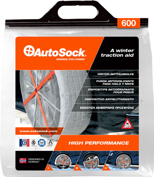 Textilní sněhové řetězy AutoSock pro osobní auta
